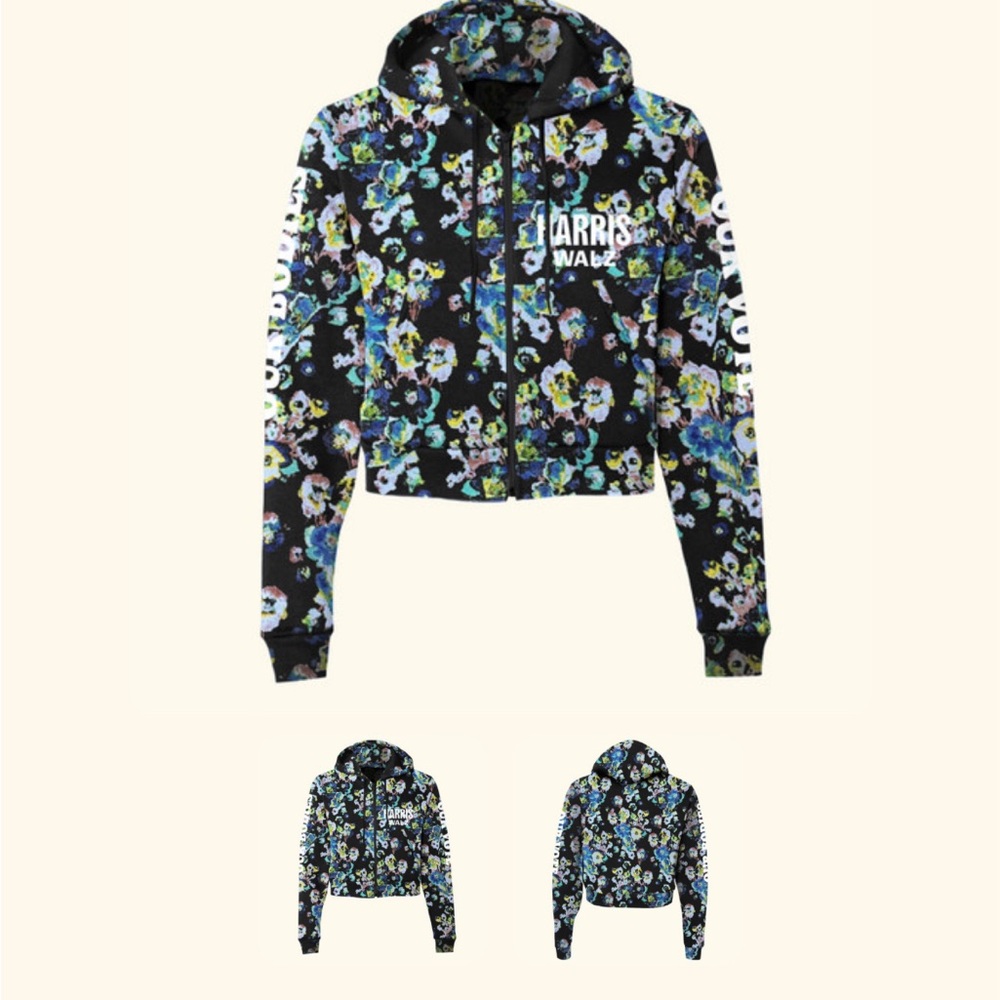 COPY - NEW Harris Walz Campaign cropped hoodie by Ulla Johnson